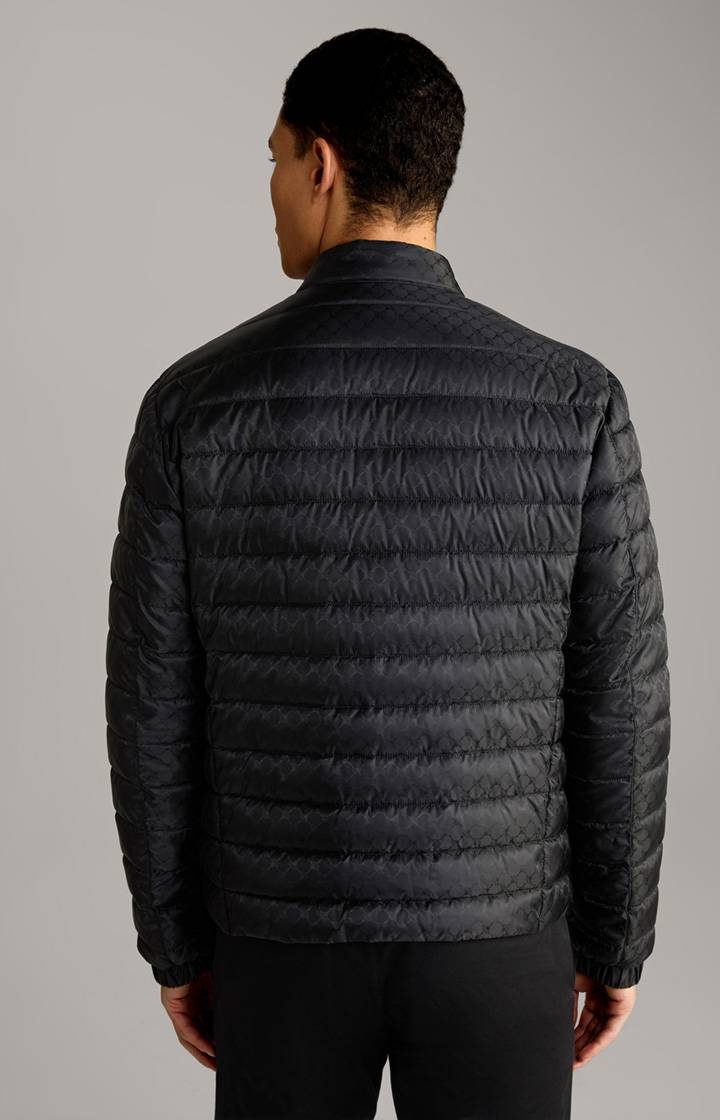 Joop Cornflower-Steppjacke Luke in Schwarz gemustert Tiefpreis