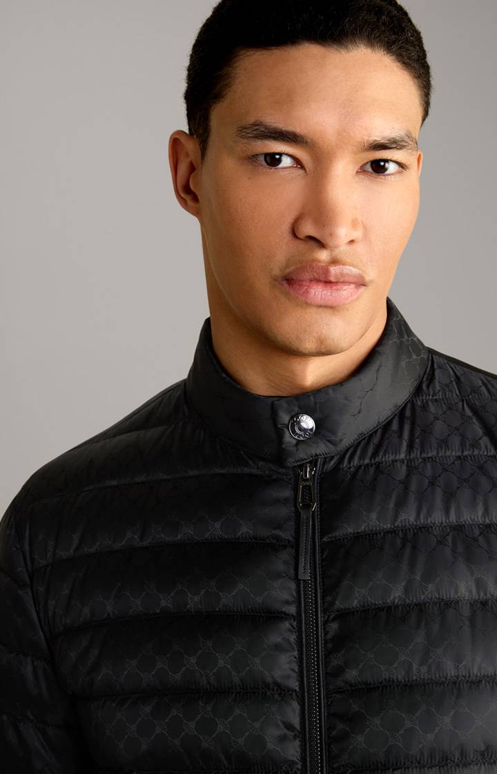 Joop Cornflower-Steppjacke Luke in Schwarz gemustert Tiefpreis