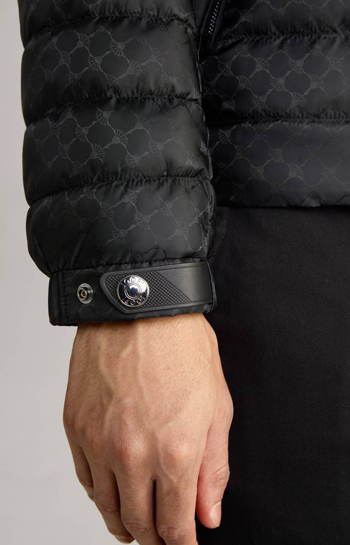 Joop Cornflower-Steppjacke Luke in Schwarz gemustert Tiefpreis
