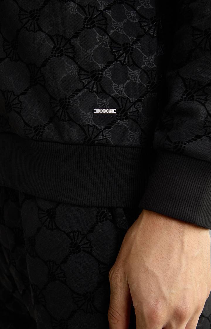 Joop Cornflower-Sweatjacke Thierry in Schwarz gemustert Begrenzte Freigabe