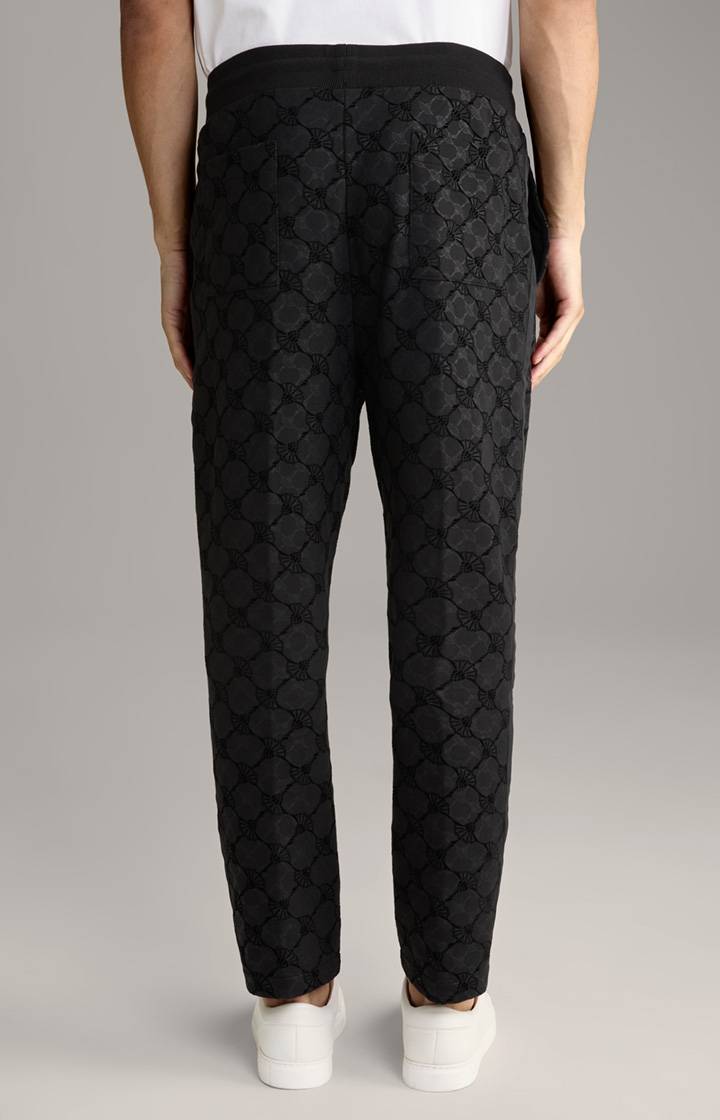 Joop Cornflower-Joggpants Thien in Schwarz gemustert Letzte 2 Tage