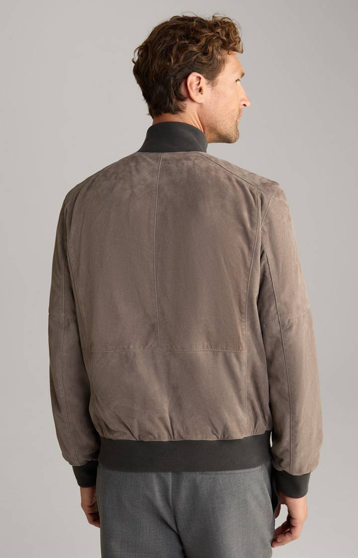 Joop Veloursleder-Blouson Toros in Grau Bis zu 50% Rabatt