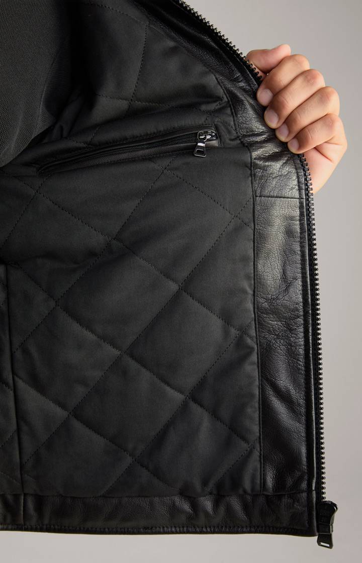 Joop Lederjacke Cleary in Schwarz Bis zu 60% Rabatt