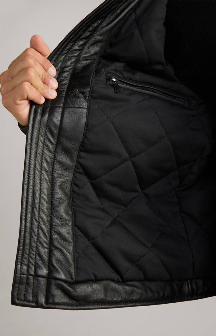 Joop Lederjacke Cleary in Schwarz Bis zu 60% Rabatt