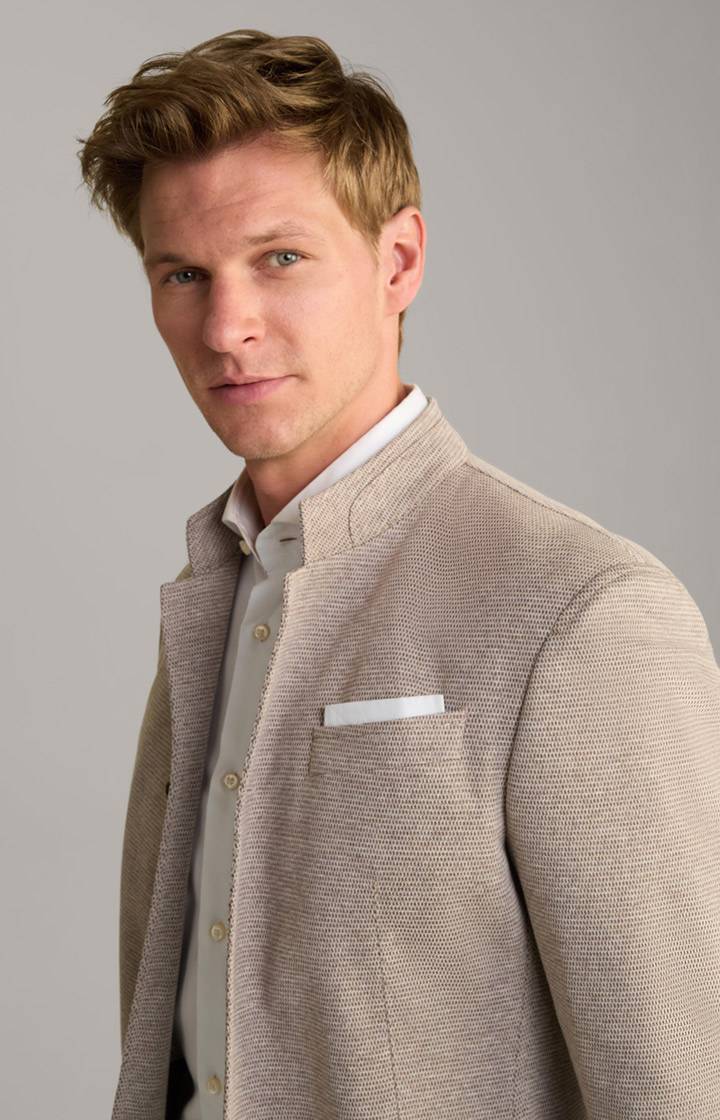 Joop Jersey-Sakko Hiro in Beige meliert Clearance-Verkauf