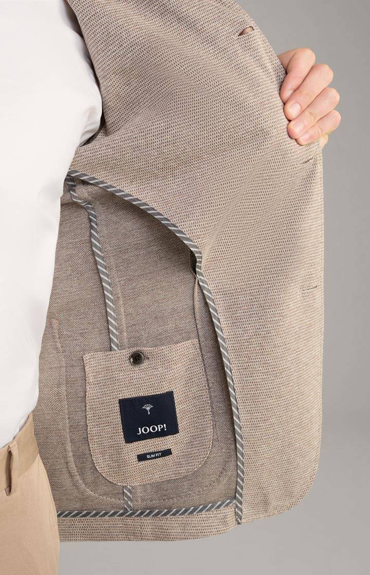 Joop Jersey-Sakko Hiro in Beige meliert Clearance-Verkauf