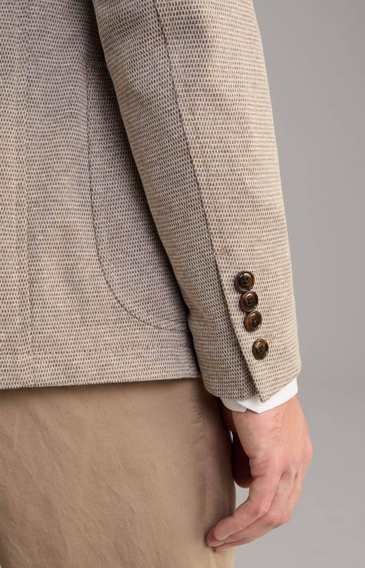 Joop Jersey-Sakko Hiro in Beige meliert Clearance-Verkauf
