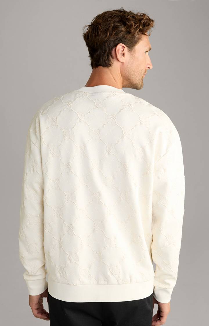 Joop Cornflower-Sweatshirt Cortez in Creme gemustert Angebote