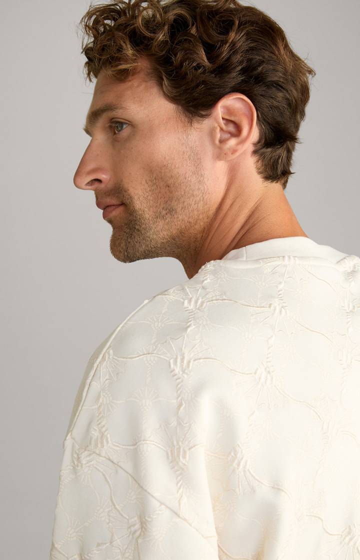Joop Cornflower-Sweatshirt Cortez in Creme gemustert Angebote