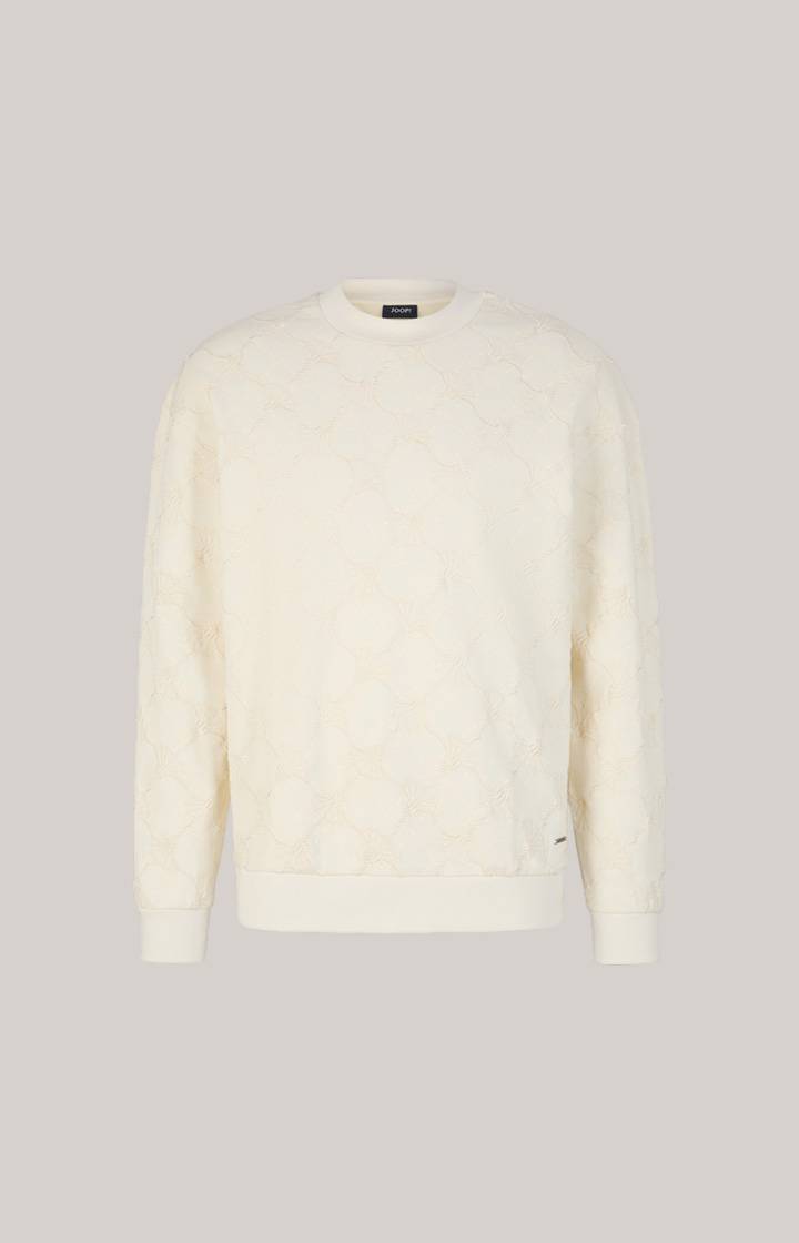 Joop Cornflower-Sweatshirt Cortez in Creme gemustert Angebote
