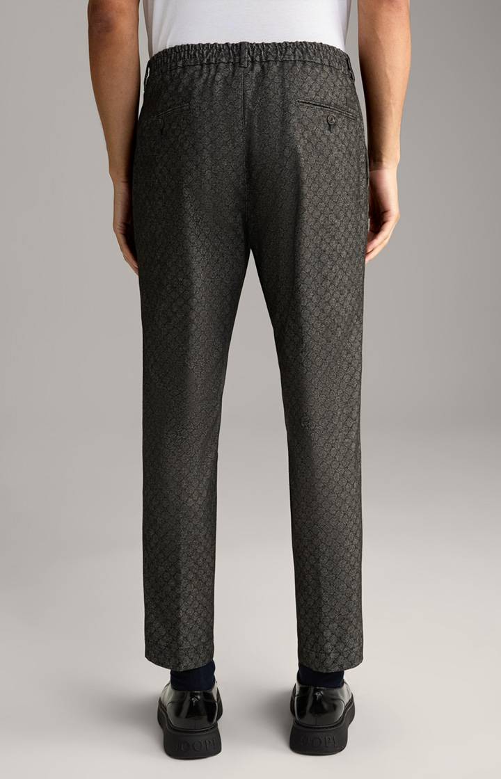 Joop Cornflower Bundfaltenhose Lester in Anthrazit gemustert im Angebot