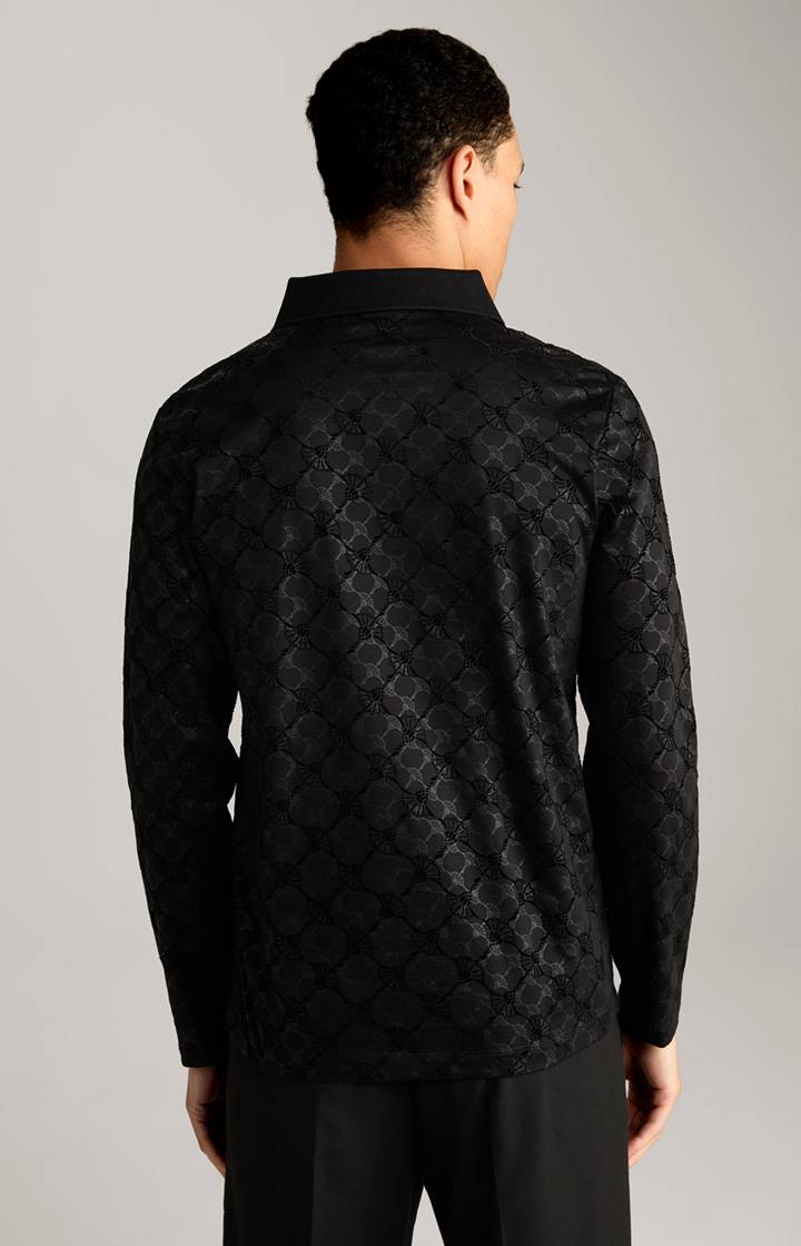 Joop Langarm-Poloshirt Pasquale in Schwarz Günstiger Verkauf