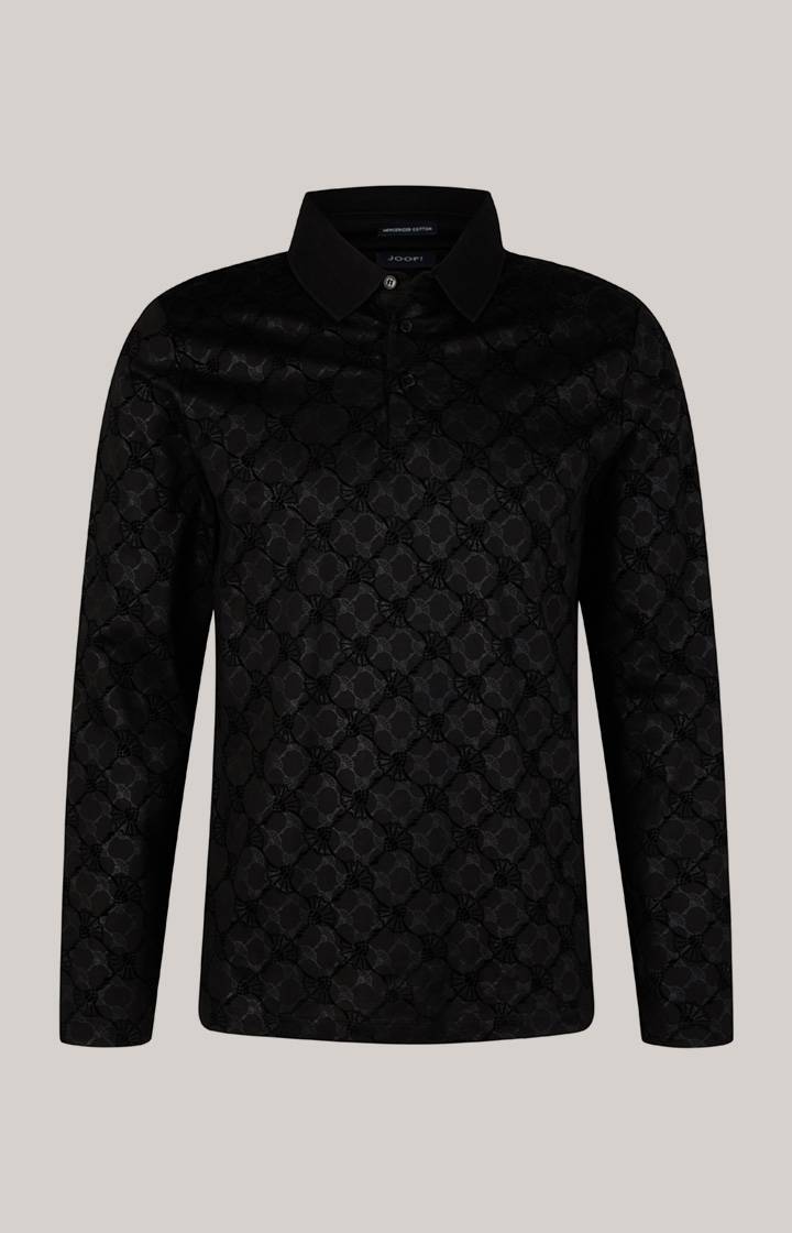 Joop Langarm-Poloshirt Pasquale in Schwarz Günstiger Verkauf