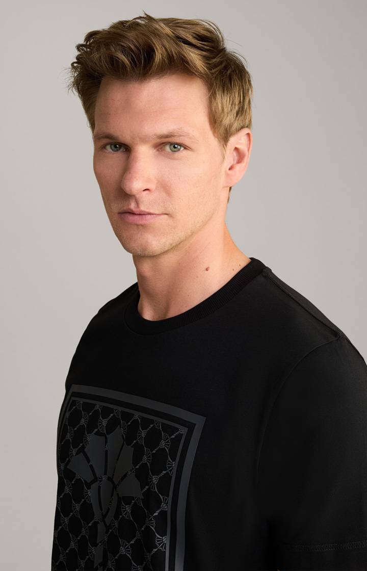 Joop Cornflower-T-Shirt Bilal in Schwarz Fabrikverkauf