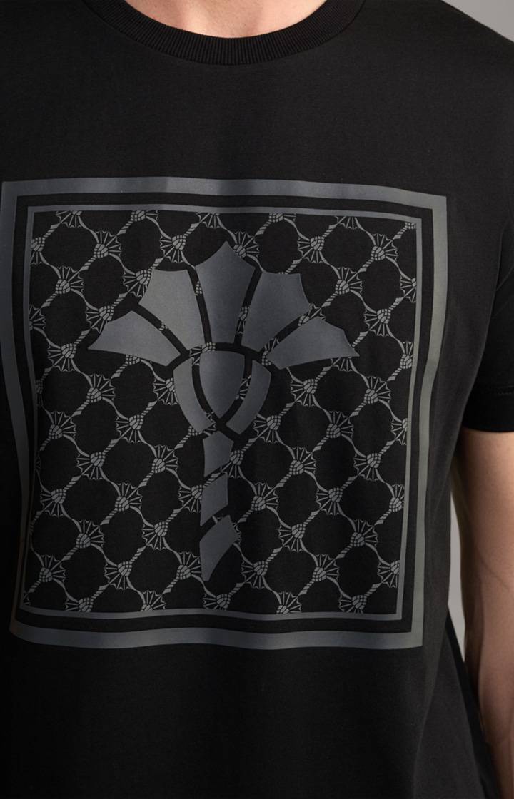 Joop Cornflower-T-Shirt Bilal in Schwarz Fabrikverkauf
