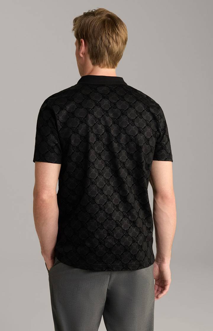 Joop Cornflower-Poloshirt Benito in Schwarz Blitzverkäufe