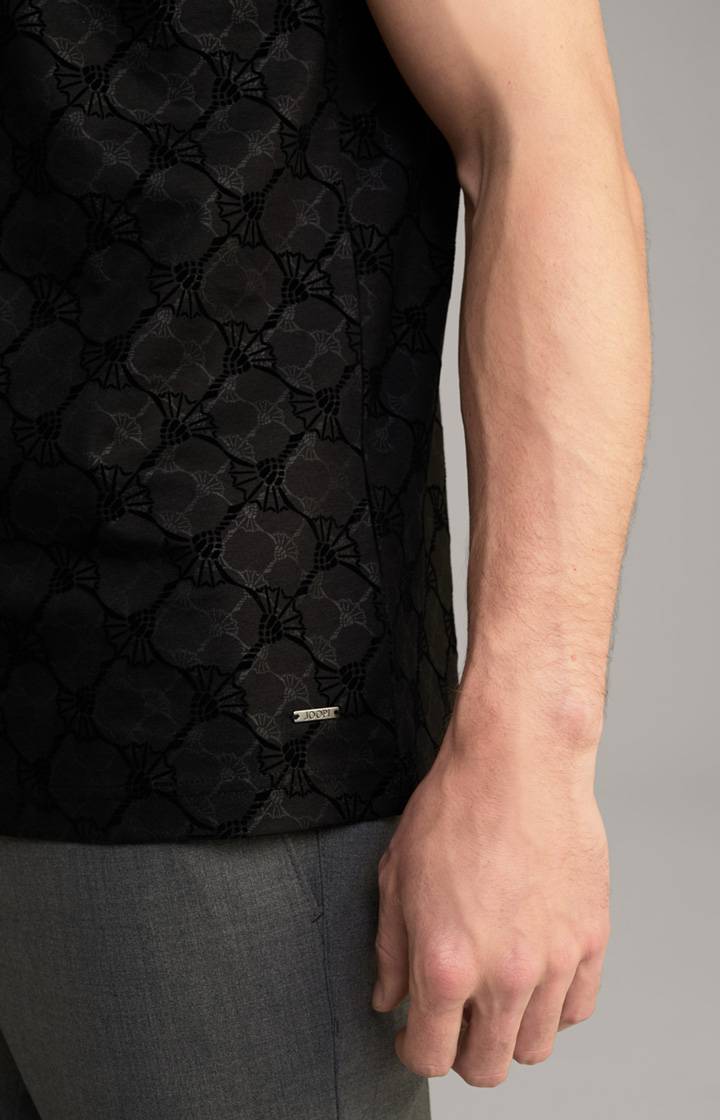Joop Cornflower-Poloshirt Benito in Schwarz Blitzverkäufe