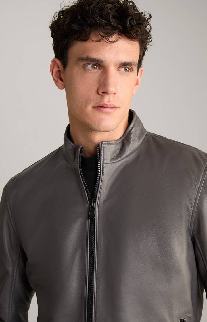 Joop Lederjacke Lif in Grau Online Shopping