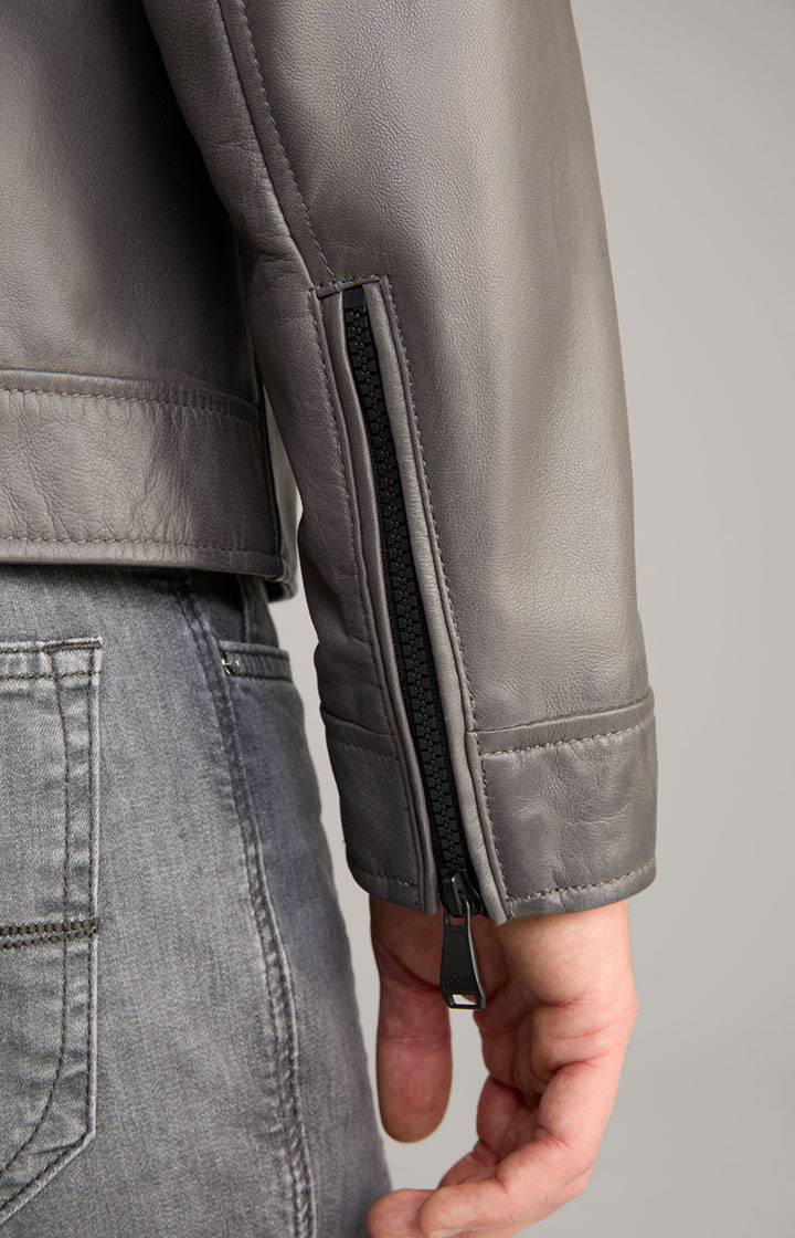 Joop Lederjacke Lif in Grau Online Shopping