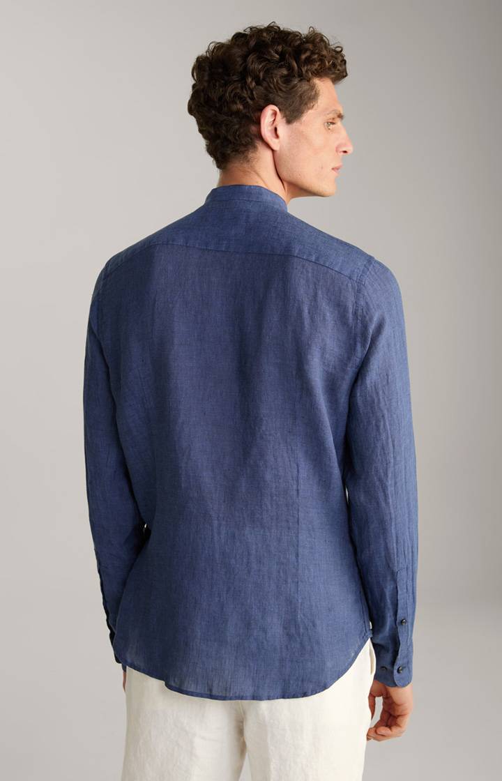 Joop Leinen-Hemd Pebo in Navy Preisnachlass