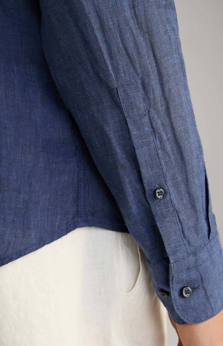 Joop Leinen-Hemd Pebo in Navy Preisnachlass
