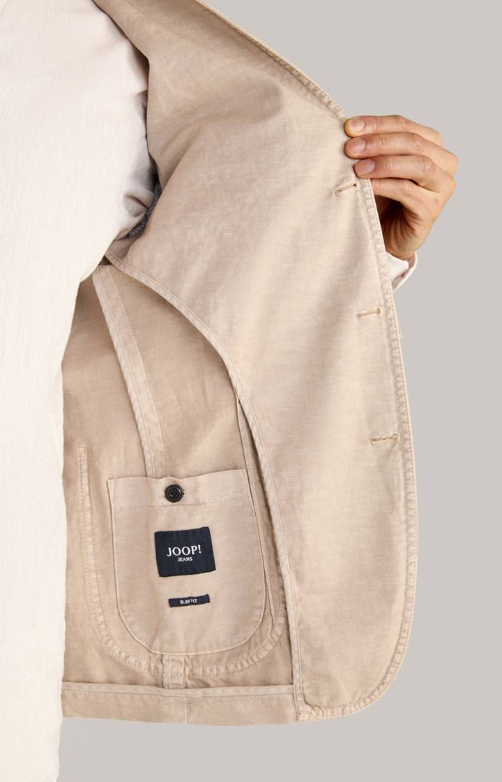 Joop Leinenmix Sakko Hankez in Hellbraun Top Angebot