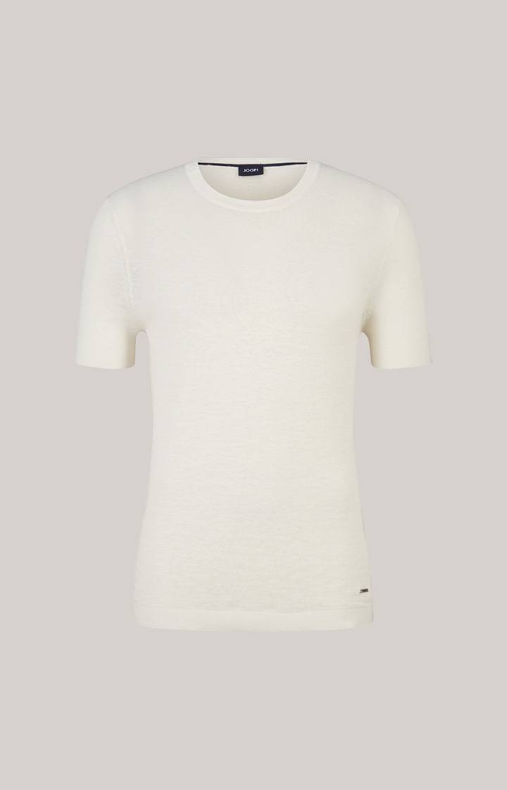 Joop Leinenmix-T-Shirt Maroso in Offwhite Große Rabatte
