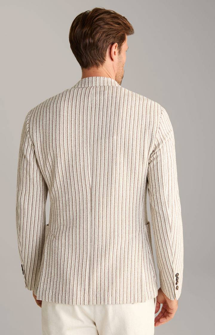 Joop Strick-Sakko Hedvin in Hellbeige gestreift Bestseller