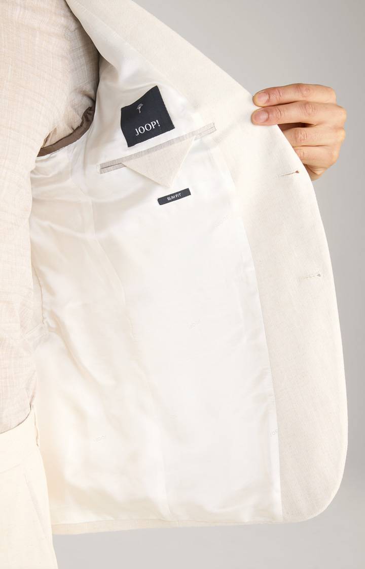 Joop Leinenmix-Sakko Hawksley in Offwhite Riesige Ersparnisse