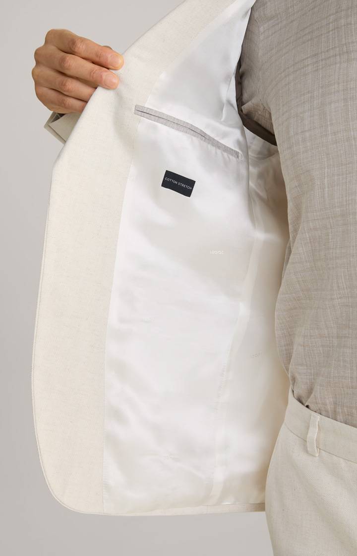 Joop Leinenmix-Sakko Hawksley in Offwhite Riesige Ersparnisse