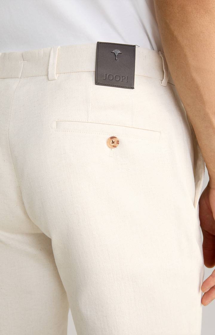 Joop Leinenmix Chino Hank in Creme VIP-Rabatte