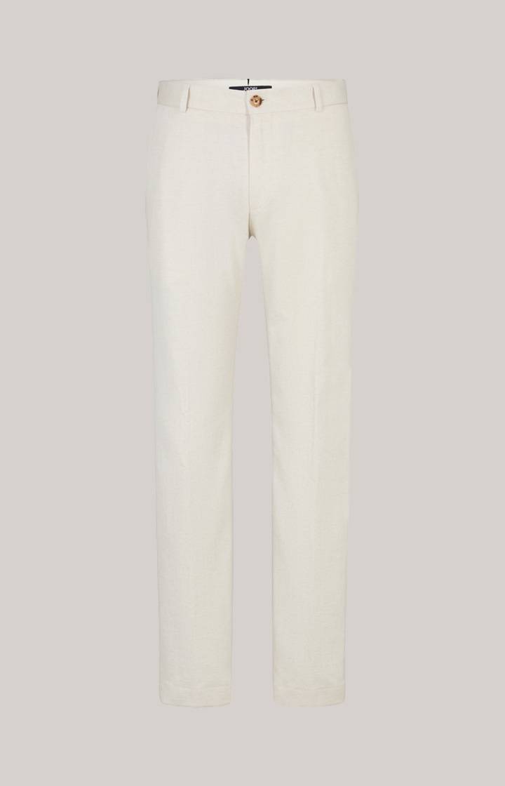 Joop Leinenmix Chino Hank in Creme VIP-Rabatte