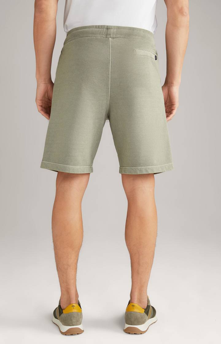 Joop Baumwoll-Sweat-Shorts Senan in Grün Verkauf
