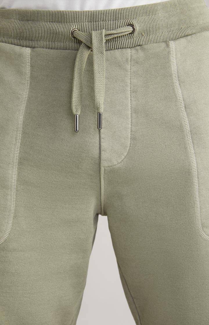 Joop Baumwoll-Sweat-Shorts Senan in Grün Verkauf