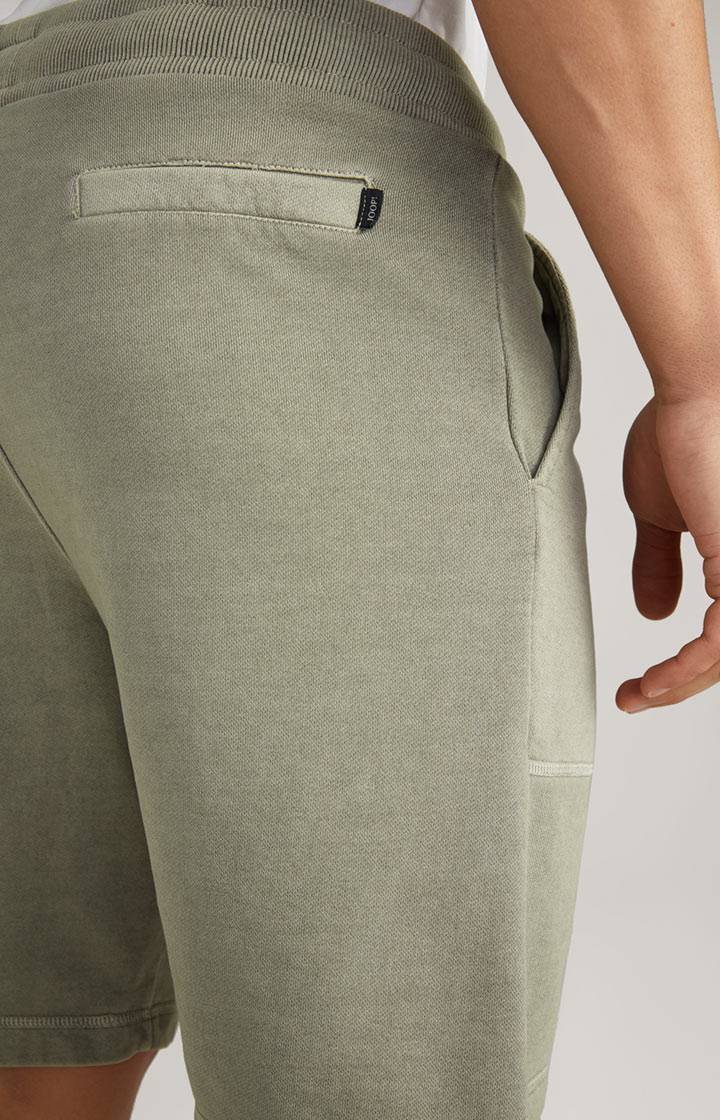 Joop Baumwoll-Sweat-Shorts Senan in Grün Verkauf