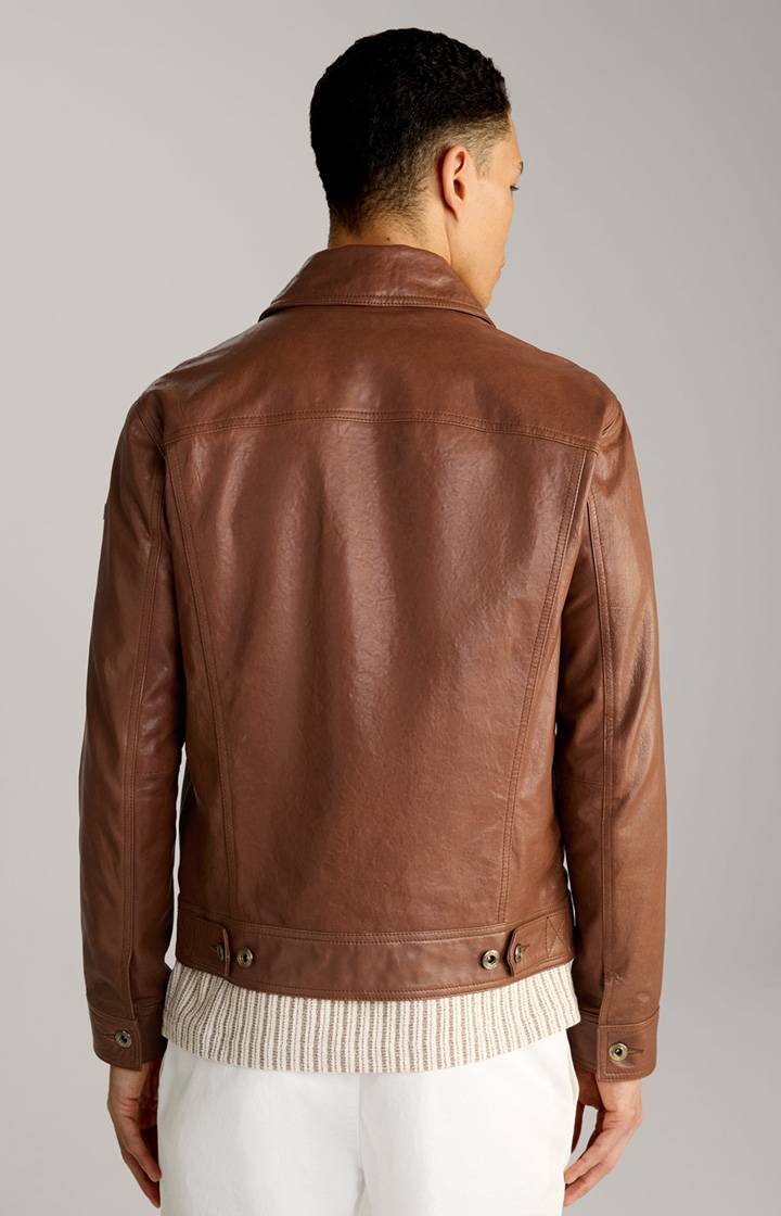 Joop Lederjacke Jean in Braun Online Outlet