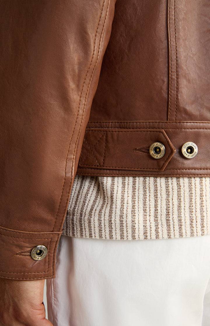 Joop Lederjacke Jean in Braun Online Outlet