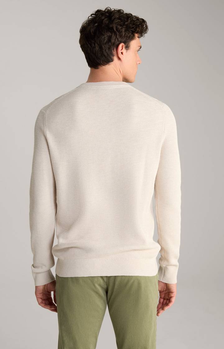 Joop Strickpullover Henley in Hellbeige Letzte 3 Tage