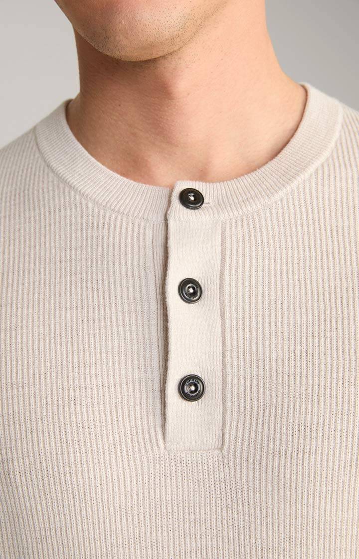 Joop Strickpullover Henley in Hellbeige Letzte 3 Tage
