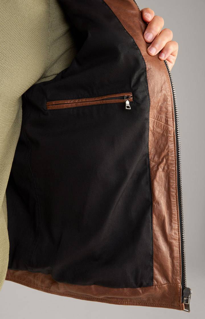 Joop Lederjacke Lif in Braun Letzte 2 Tage