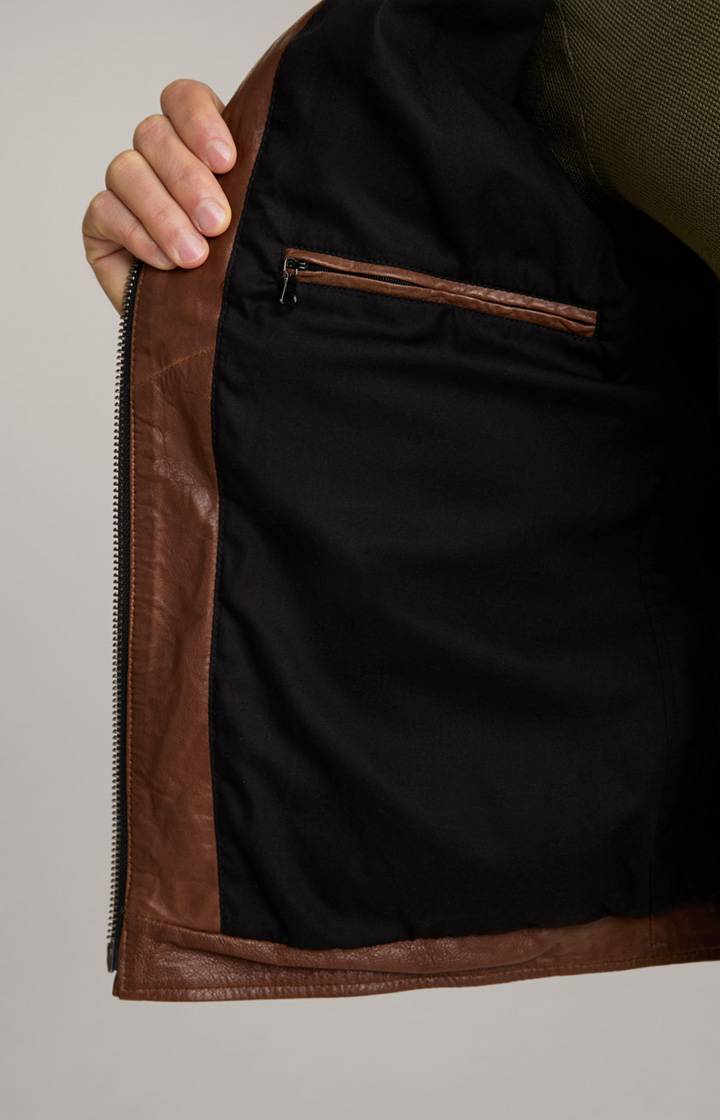 Joop Lederjacke Lif in Braun Letzte 2 Tage