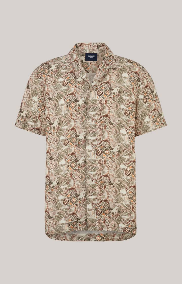 Joop Viskose-Hemd Hanes in Beige gemustert Zeitbegrenzte Promotion