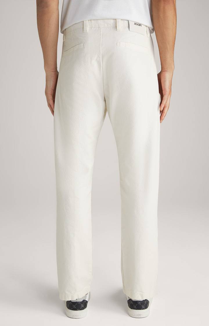 Joop Baumwoll-Chino Len in Offwhite Super Rabatt