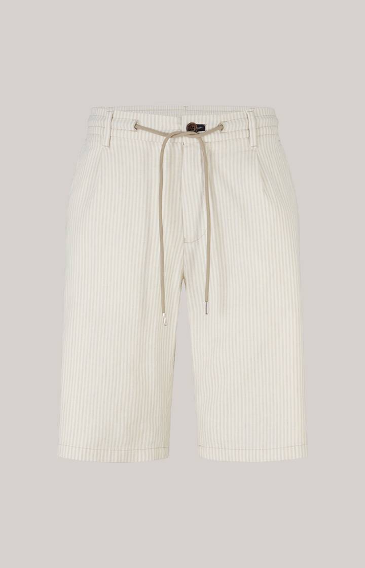 Joop Leinenmix-Shorts Ruby in Beige gestreift 50% Rabatt für begrenzte Zeit
