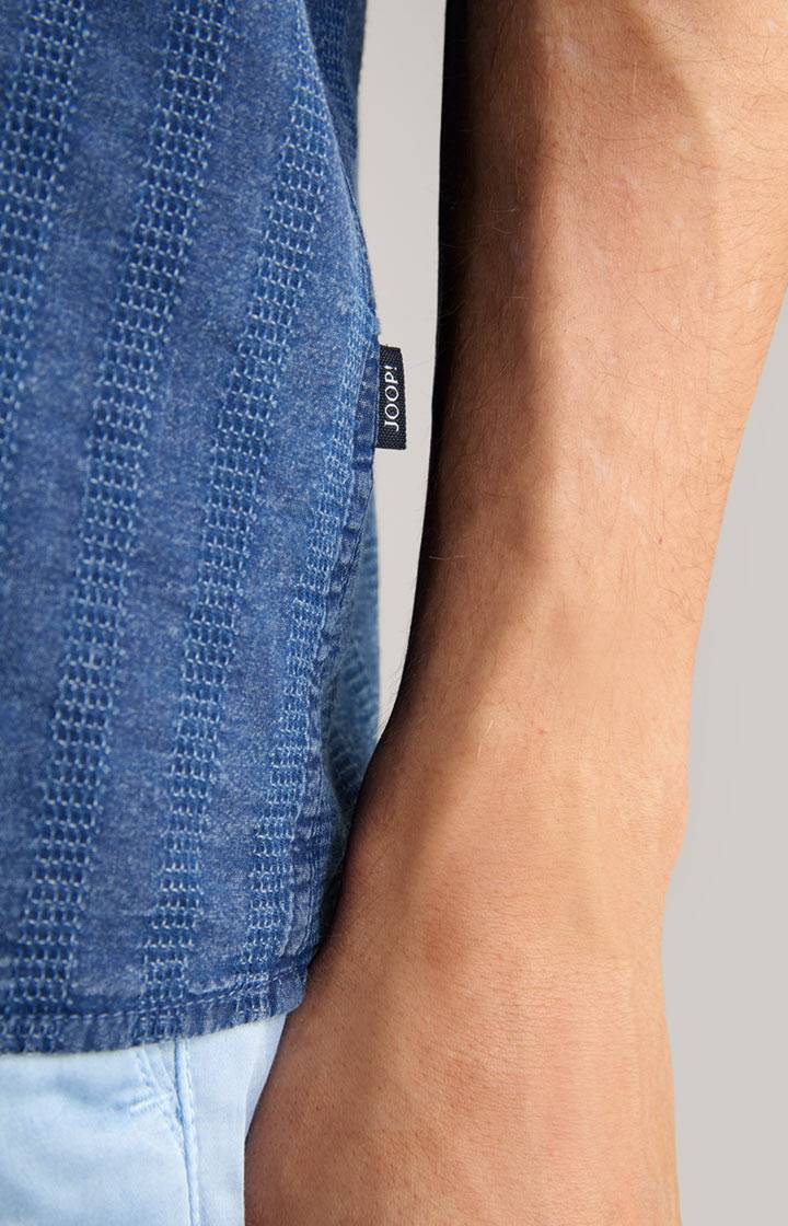 Joop Hemd Hanno in Denim Blau Schlussverkauf
