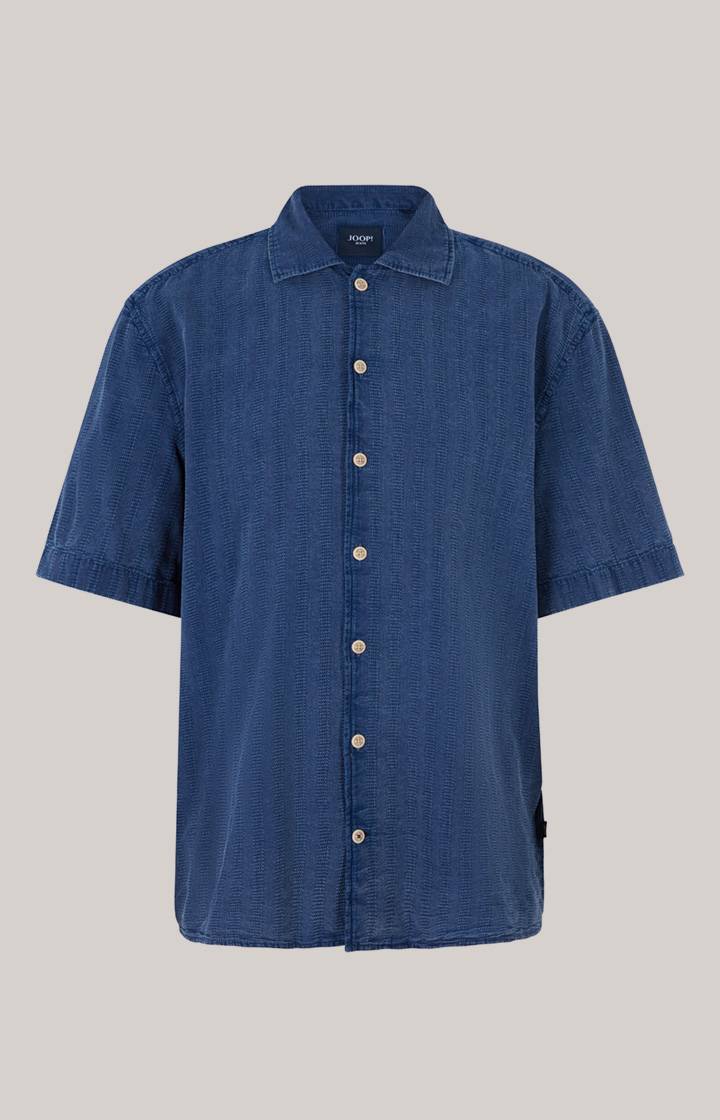 Joop Hemd Hanno in Denim Blau Schlussverkauf