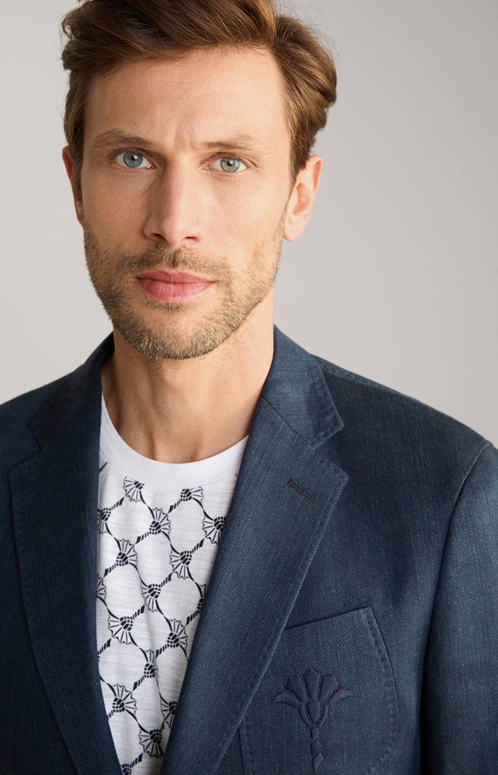 Joop Leinenmix-Sakko Heathrow in Denim Blue Fabrikverkauf