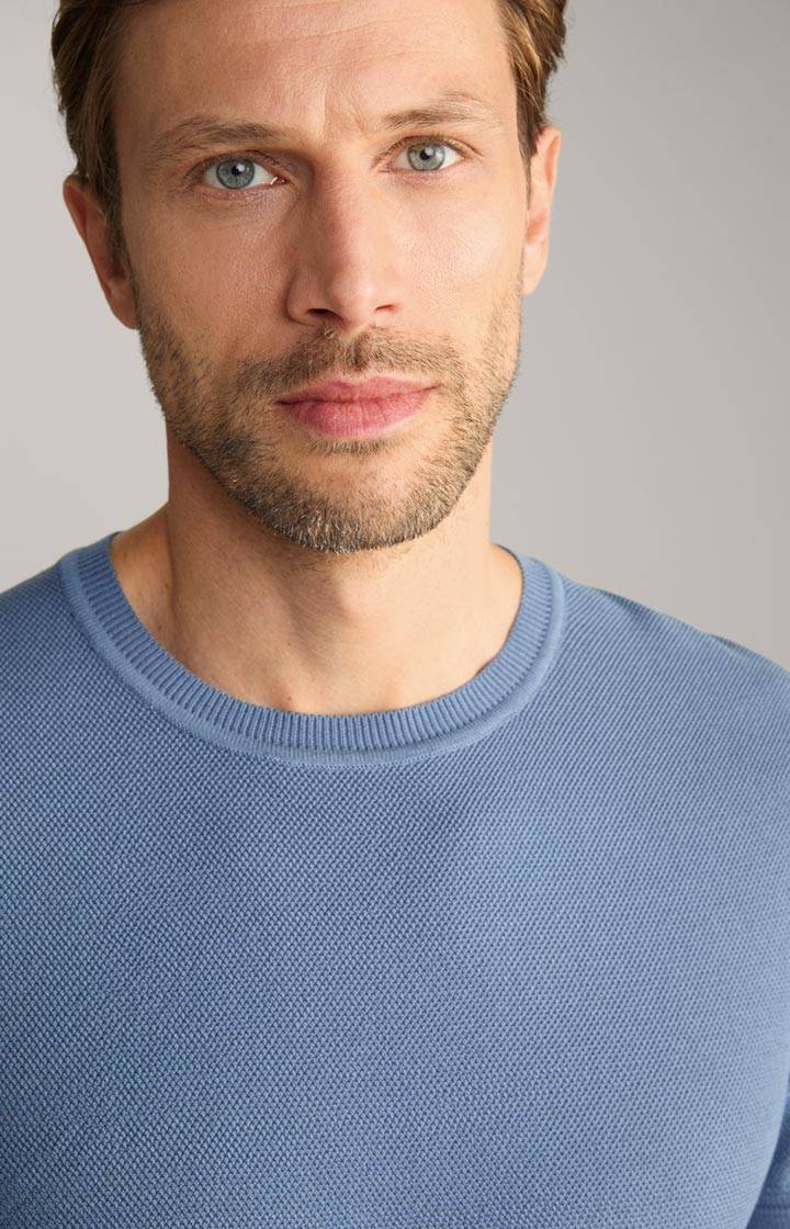 Joop Strick-Shirt Valdrio in Blau Günstig kaufen