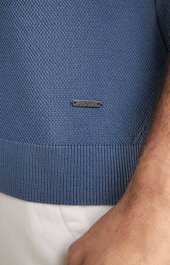 Joop Strick-Shirt Valdrio in Blau Günstig kaufen