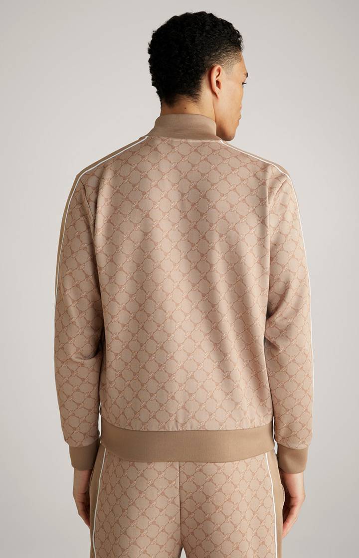 Joop Cornflower-Sweatjacke Tayfun in Beige gemustert Top Angebot